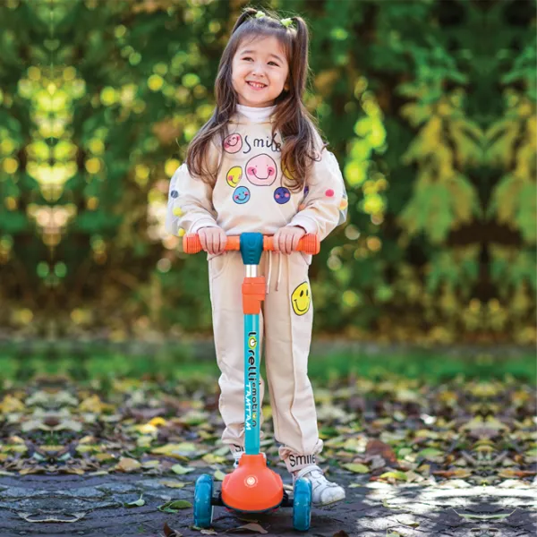 Trotinetă pentru copii cu trei roți Lorelli Tamtam (10390160005) 50 kg/ Orange photo 8