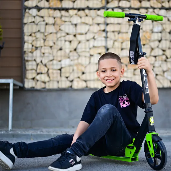 Trotinetă pentru copii cu două roți Lorelli Ultra (10390110002) 100 kg/ Green photo 7