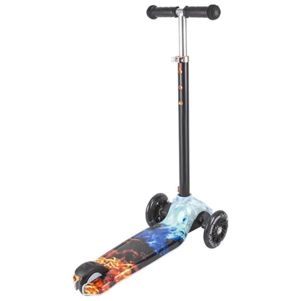 Trotinetă pentru copii cu trei roți Lorelli Yuppee (10390100018) 50 kg/ Black photo 2