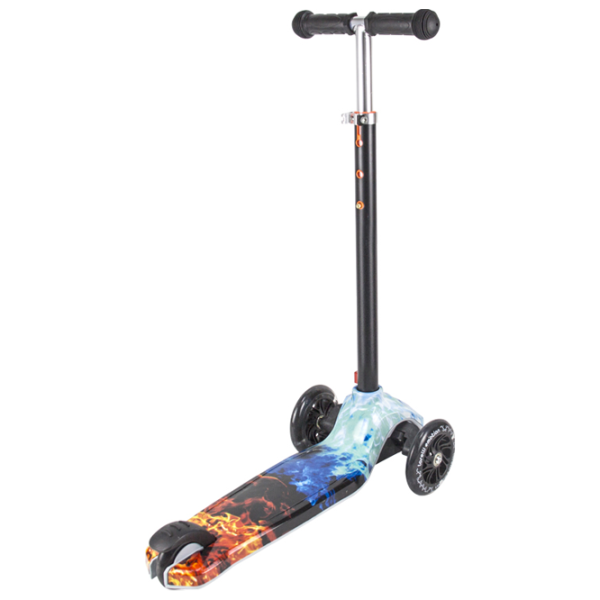 Trotinetă pentru copii cu trei roți Lorelli Yuppee (10390100018) 50 kg/ Black photo 2