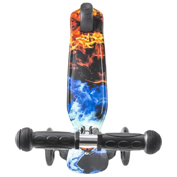 Trotinetă pentru copii cu trei roți Lorelli Yuppee (10390100018) 50 kg/ Black photo 3