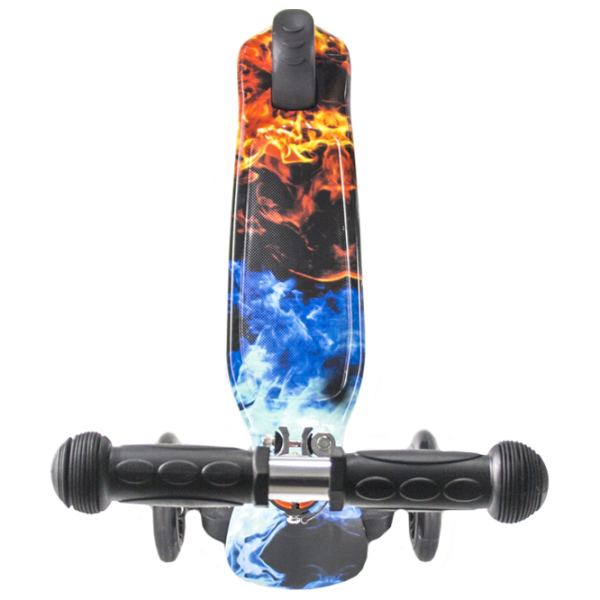 Trotinetă pentru copii cu trei roți Lorelli Yuppee (10390100018) 50 kg/ Black photo 3