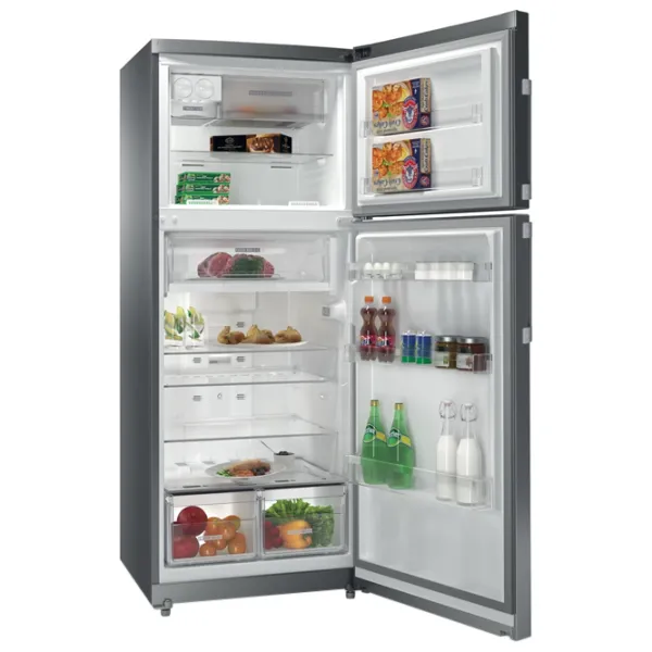 Frigider Whirlpool WT70I 831 X cu congelator sus 423 l / 180 cm / Inox photo 3
