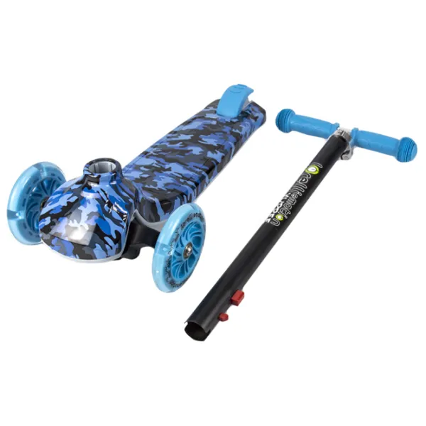 Trotinetă pentru copii cu trei roți Lorelli Yuppee (10390100017) 50 kg/ Blue photo 4