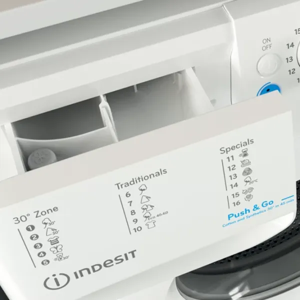 Стиральная машина Indesit BWSA 61051 W EU N 6 кг / 1000 об/мин / Белый photo 6