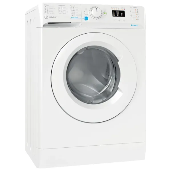 Mașină de spălat Indesit BWSA 51051 W EU N 5 kg / 1000 rpm / White photo 2