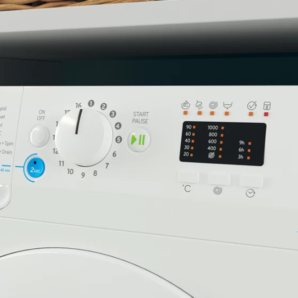 Mașină de spălat Indesit BWSA 51051 W EU N 5 kg / 1000 rpm / White photo 8