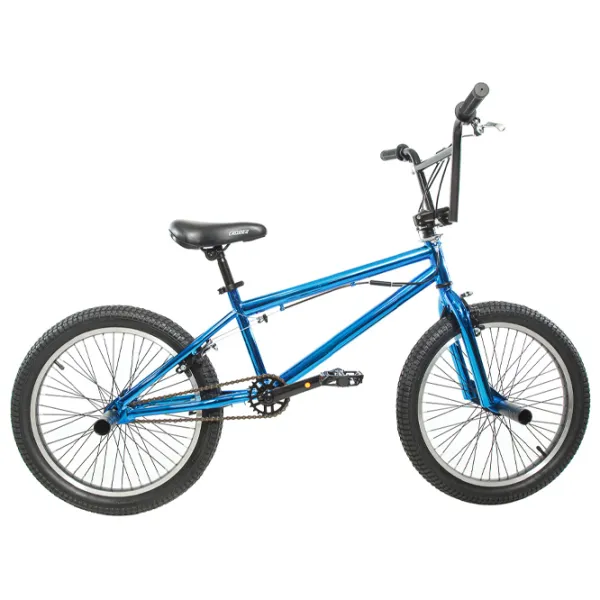 Велосипед Crosser BMX 20" Алюминий/ Синий Серебристый photo 2