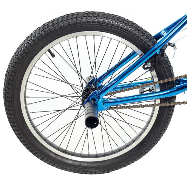 Велосипед Crosser BMX 20" Алюминий/ Синий Серебристый photo 3