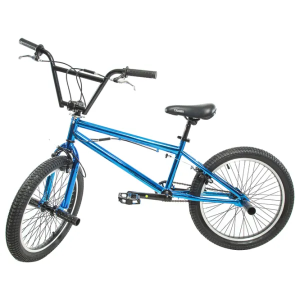 Велосипед Crosser BMX 20" Алюминий/ Синий Серебристый photo 4