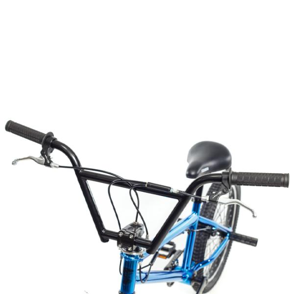 Велосипед Crosser BMX 20" Алюминий/ Синий Серебристый photo 5