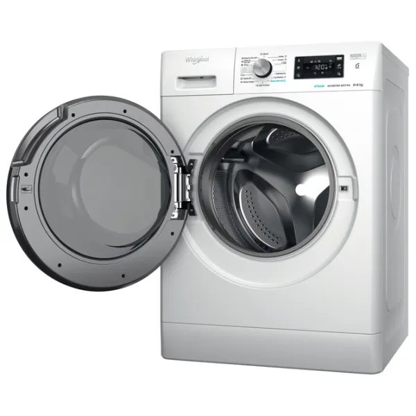 Mașină de spălat cu uscător Whirlpool FFWDB 864349 BV EE 8 kg / 1400 rpm / White photo 3