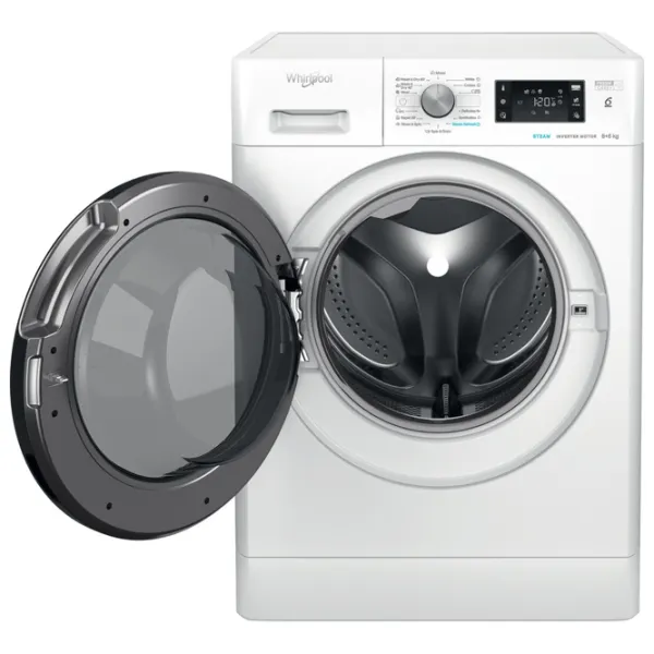 Mașină de spălat cu uscător Whirlpool FFWDB 864349 BV EE 8 kg / 1400 rpm / White photo 4