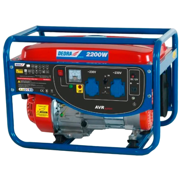 Generator de curent Dedra DEGB2510 230 V Benzină / 2 kW photo 2