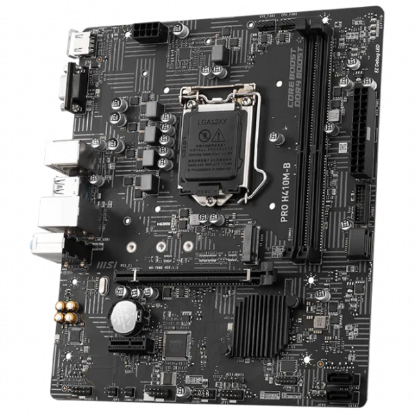 Placă de bază MSI PRO H410M-B mATX/ Intel H410 photo 2 Placă de bază MSI PRO H410M-B mATX/ Intel H410 photo 2