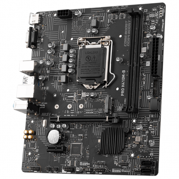 Placă de bază MSI PRO H410M-B mATX/ Intel H410 photo 2 Placă de bază MSI PRO H410M-B mATX/ Intel H410 photo 2