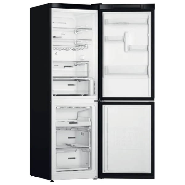 Frigider Whirlpool W7X 82O K cu congelator jos 335 l / 191.2 cm / Black photo 3 Frigider Whirlpool W7X 82O K cu congelator jos 335 l / 191.2 cm / Black photo 3