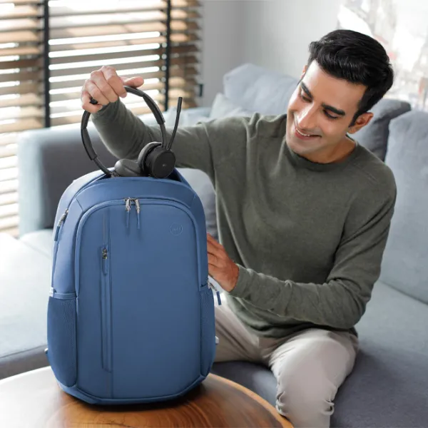 Rucsac pentru laptop Dell Ecoloop Urban CP4523B 15.6"/ Blue/ 20 l photo 5
