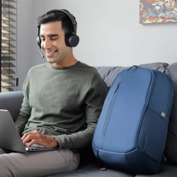 Rucsac pentru laptop Dell Ecoloop Urban CP4523B 15.6"/ Blue/ 20 l photo 7