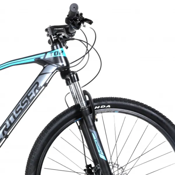 Bicicletă Crosser T02 29" 19" Aluminiu/ Black Blue photo 5