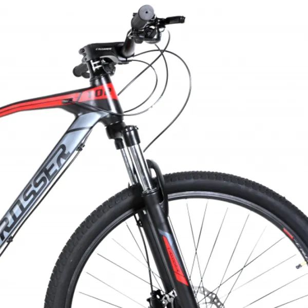Bicicletă Crosser T02 29" 19" Aluminiu/ Black Red photo 5