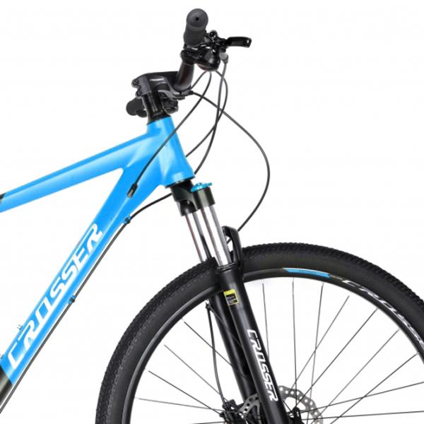Bicicletă Crosser MT-041 29" 19" Aluminiu/ Blue Black photo 5 Bicicletă Crosser MT-041 29" 19" Aluminiu/ Blue Black photo 5
