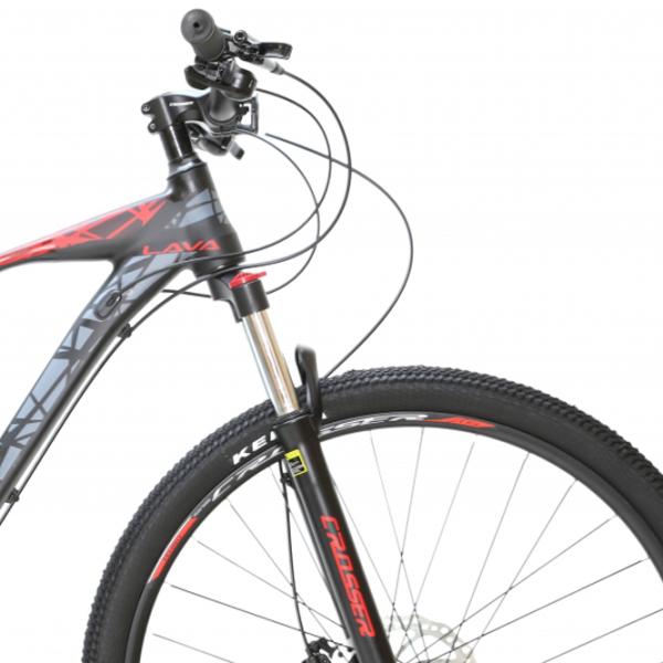 Bicicletă Crosser Lava 29" 18" Aluminiu/ Black Red photo 5