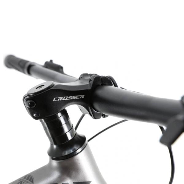 Велосипед Crosser SOLO 29" 19" Алюминий/ Серый Оранжевый photo 3 Велосипед Crosser SOLO 29" 19" Алюминий/ Серый Оранжевый photo 3