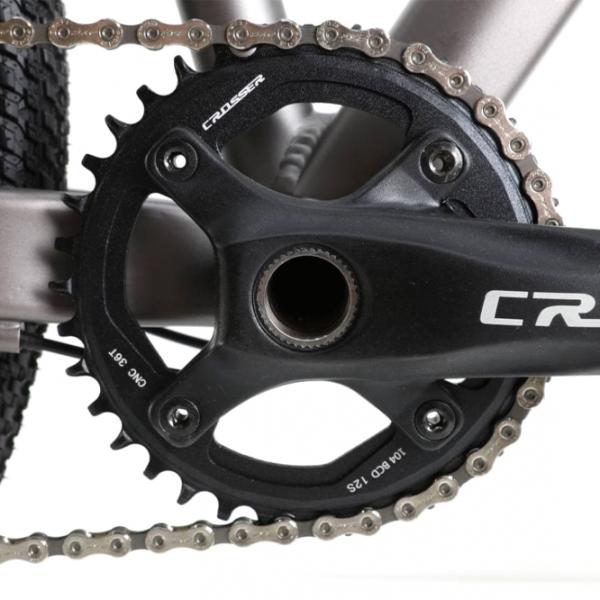 Велосипед Crosser SOLO 29" 19" Алюминий/ Серый Оранжевый photo 5 Велосипед Crosser SOLO 29" 19" Алюминий/ Серый Оранжевый photo 5