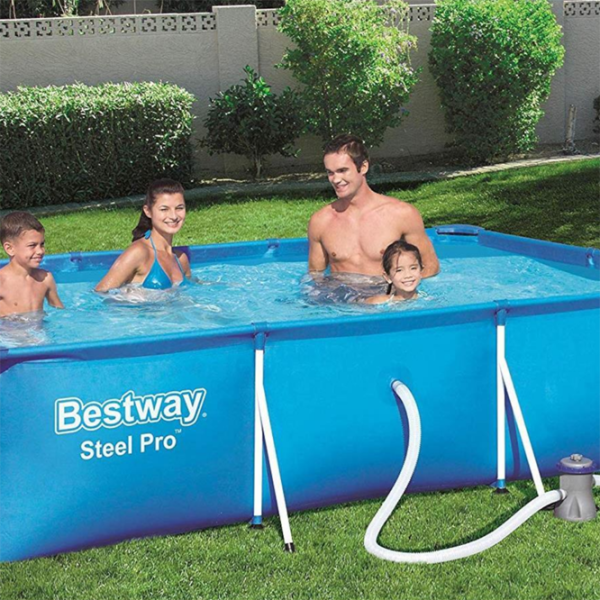Piscină Bestway 56411 3300 l/ Cu cadru/ Blue photo 4 Piscină Bestway 56411 3300 l/ Cu cadru/ Blue photo 4