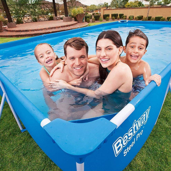 Piscină Bestway 56411 3300 l/ Cu cadru/ Blue photo 5 Piscină Bestway 56411 3300 l/ Cu cadru/ Blue photo 5