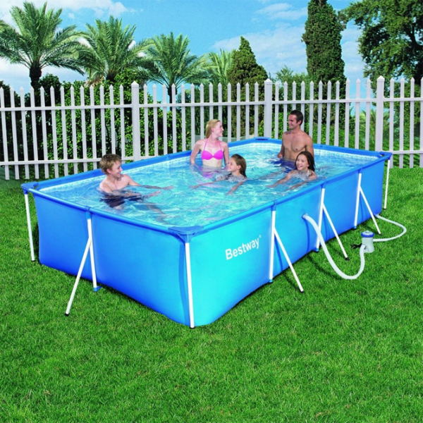 Piscină Bestway 56424 5700 l/ Cu cadru/ Blue photo 4 Piscină Bestway 56424 5700 l/ Cu cadru/ Blue photo 4