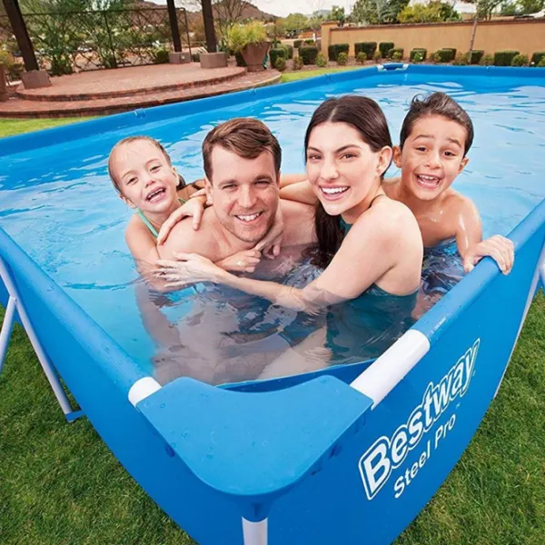 Piscină Bestway 56424 5700 l/ Cu cadru/ Blue photo 5 Piscină Bestway 56424 5700 l/ Cu cadru/ Blue photo 5