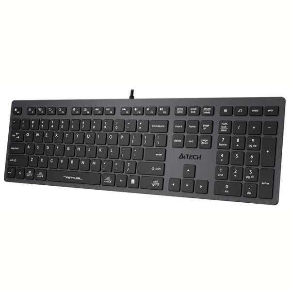 Tastatură A4Tech FX50 Cu fir/ Gray photo 3