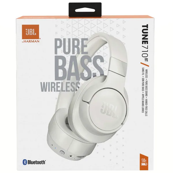 Наушники JBL T710BT Белый Беспроводные/ Персональный photo 4 Наушники JBL T710BT Белый Беспроводные/ Персональный photo 4