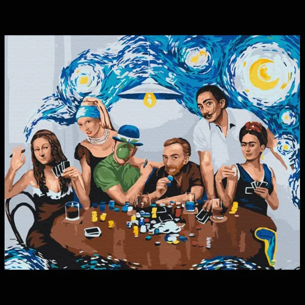 Картина по номерам BrushMe Друзья - шедевры BS52761 50 x 40 см/ Горизонтальная photo 3 Картина по номерам BrushMe Друзья - шедевры BS52761 50 x 40 см/ Горизонтальная photo 3