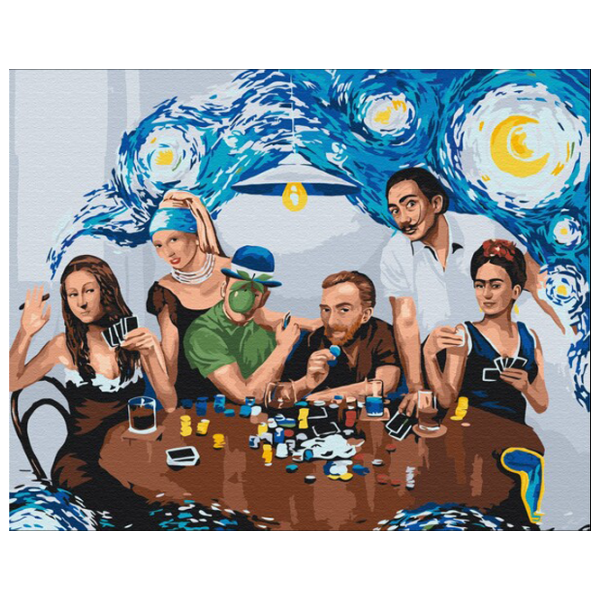 Картина по номерам BrushMe Друзья - шедевры BS52761 50 x 40 см/ Горизонтальная photo 3 Картина по номерам BrushMe Друзья - шедевры BS52761 50 x 40 см/ Горизонтальная photo 3