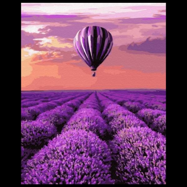 Pictură pe numere BrushMe Balon Provence GX32305 50 x 40 cm/ Verticală photo 5 Pictură pe numere BrushMe Balon Provence GX32305 50 x 40 cm/ Verticală photo 5
