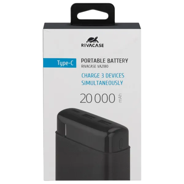 Power Bank RivaCase VA2180 20000 mAh/ Black photo 7