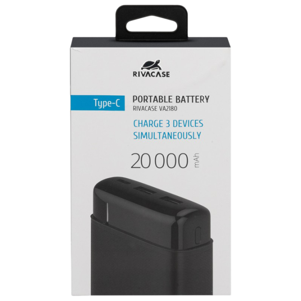 Power Bank RivaCase VA2180 20000 mAh/ Black photo 7