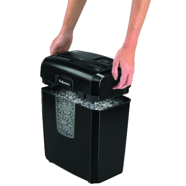 Шредер Fellowes PowerShred 8Mc Черный photo 4
