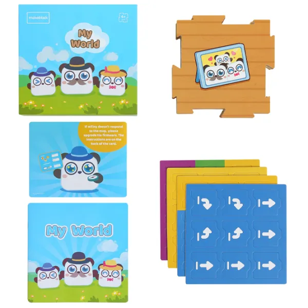 Вспомогательный набор Makeblock mTiny My World & Treasure extension pack P5010084 Количество деталей: 60 photo 3