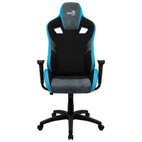 Scaun Gaming AeroCool COUNT Steel Blue photo 2