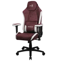 Scaun Gaming AeroCool Crown AeroSuede Burgundy Red photo 6