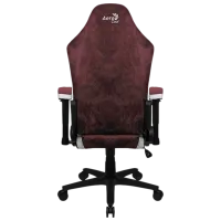 Scaun Gaming AeroCool Crown AeroSuede Burgundy Red photo 7