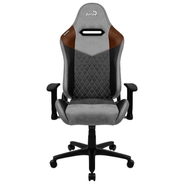 Scaun Gaming AeroCool Duke Tan Grey photo 2 Scaun Gaming AeroCool Duke Tan Grey photo 2