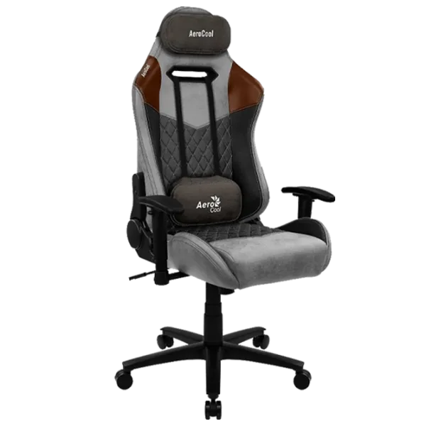 Scaun Gaming AeroCool Duke Tan Grey photo 3 Scaun Gaming AeroCool Duke Tan Grey photo 3