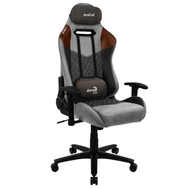 Scaun Gaming AeroCool Duke Tan Grey photo 3 Scaun Gaming AeroCool Duke Tan Grey photo 3
