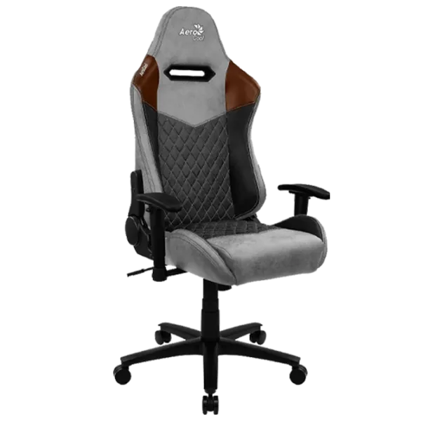 Scaun Gaming AeroCool Duke Tan Grey photo 4 Scaun Gaming AeroCool Duke Tan Grey photo 4