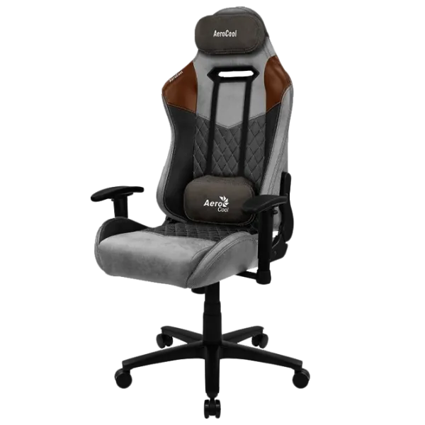 Scaun Gaming AeroCool Duke Tan Grey photo 7 Scaun Gaming AeroCool Duke Tan Grey photo 7